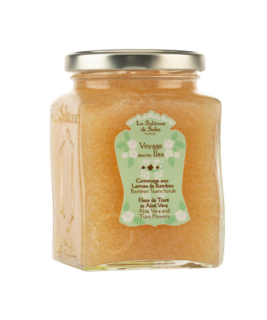 Tělový scrub s bambusem La Sultane De Saba Bambou Tears Scrub Tahiti