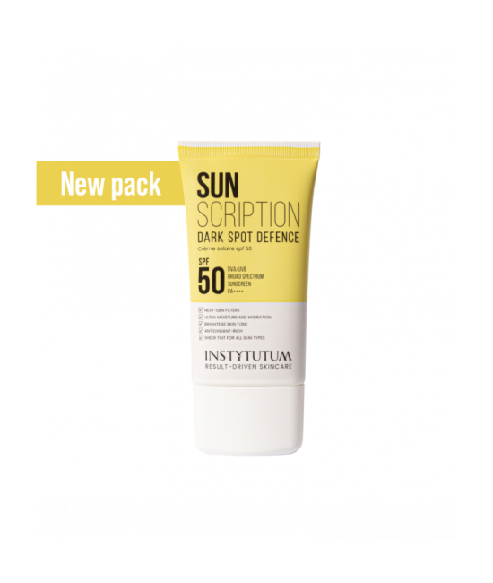 Lehký opalovací krém SPF 50 proti tmavým skvrnám Instytutum Sunscription Dark Spot Defence SPF50