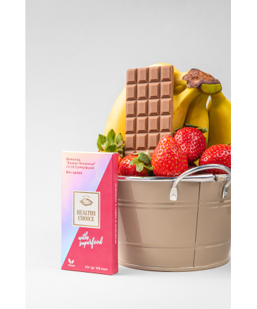 Banánovo-jahodová čokoláda a 18 superpotravin Healthy Choice