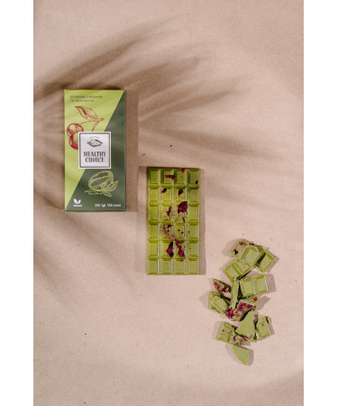 Čokoláda s třešněmi a čaj matcha Healthy Choice