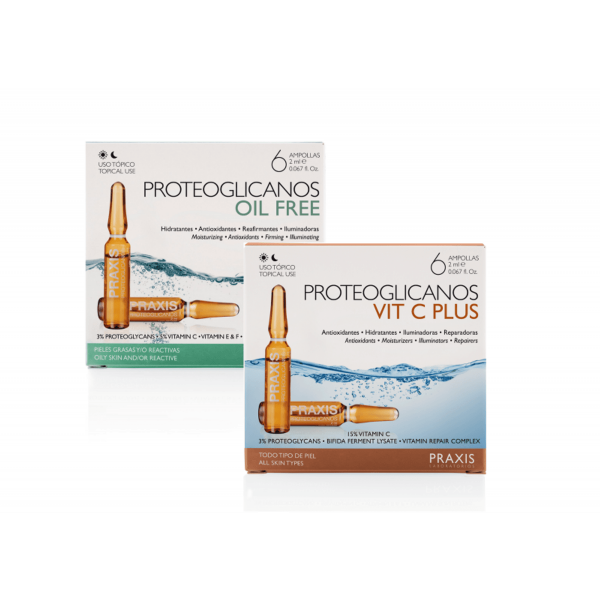 Duo ampule bez oleje + vit C Praxis 2 x 6 ks