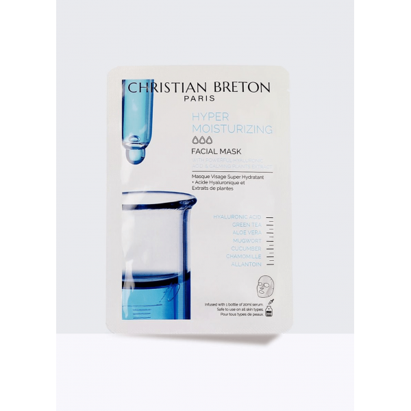 Hyperhydratační obličejové masky Christian Breton