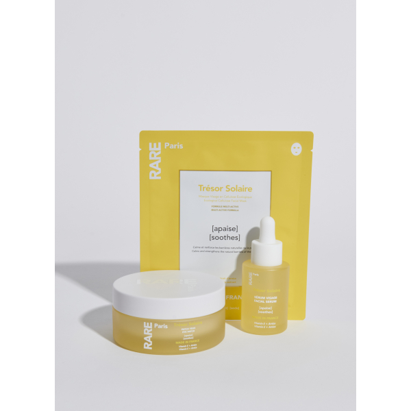 TRÉSOR SOLAIRE ZKLIDŇUJÍCÍ OČNÍ MASKA Rare Paris Trésor Solaire Soothing Eye Patch