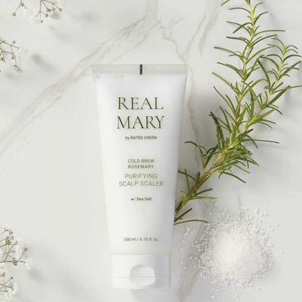 Čistící maska na pokožku hlavy s mořskou solí Rated Green Real Mary Purifying Scalp Scaler