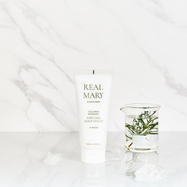 Čistící maska na pokožku hlavy s mořskou solí Rated Green Real Mary Purifying Scalp Scaler