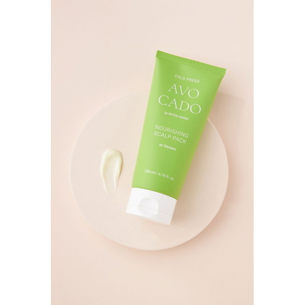 Výživná maska na pokožku hlavy s avokádovým olejem Rated Green Avocado Nourishing Scalp Pack Banana