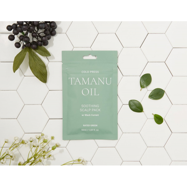 Zklidňující maska na pokožku hlavy s olejem tamanu Rated Green Tamanu Oil Soothing Scalp 