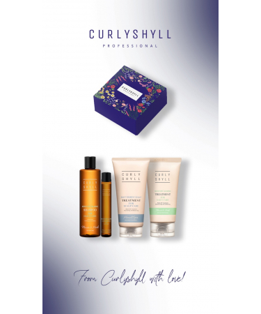 Sada miniatur pro hydrataci vlasů Curly Shyll