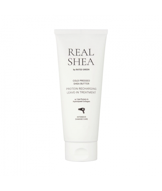 Obnovující krém na vlasy s termální ochrannou Rated Green Real Shea Protein Recharging Leave-In Treatment
