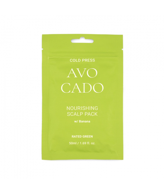 Výživná maska na pokožku hlavy s avokádovým olejem Rated Green Avocado Nourishing Scalp Pack Banana