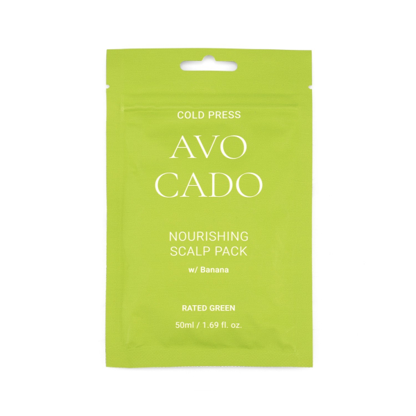 Výživná maska na pokožku hlavy s avokádovým olejem Rated Green Avocado Nourishing Scalp Pack Banana