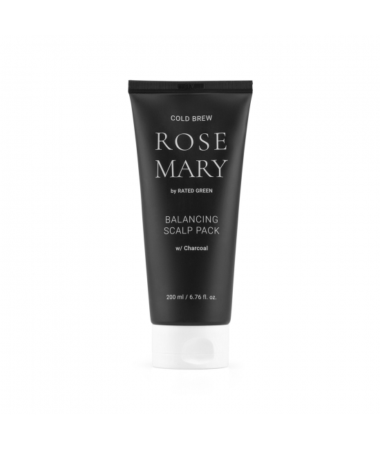 Regenerační maska na pokožku hlavy s rozmarýnovou šťávou Rated Green Rosemary Balancing Scalp Pack Charcoal Regenerační maska na pokožku hlavy s rozmarýnovou šťávou Rated Green Rosemary Balancing Scalp Pack Charcoal