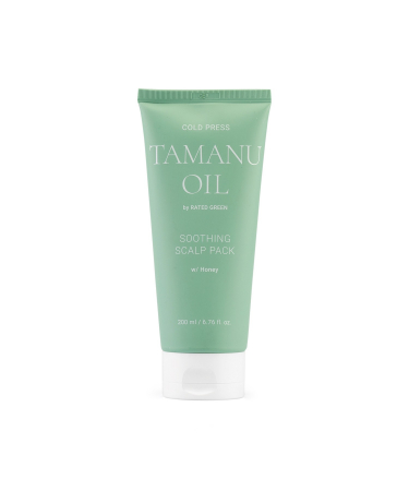 Zklidňující maska na pokožku hlavy s olejem tamanu Rated Green Tamanu Oil Soothing Scalp Pack Black Currant