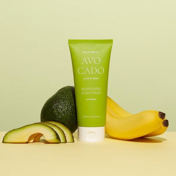 Výživná maska na pokožku hlavy s avokádovým olejem Rated Green Avocado Nourishing Scalp Pack Banana