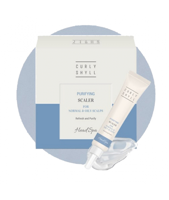 Peeling pro očištění mastné pokožky hlavy Curly Shyll PURIFYING SCALER for Normal and Oily Scalps Peeling pro očištění mastné pokožky hlavy Curly Shyll PURIFYING SCALER for Normal and Oily Scalps