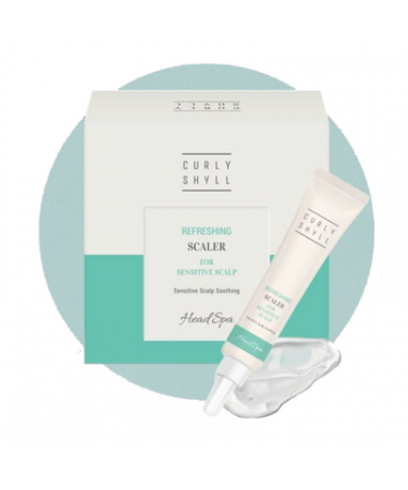Čistící peeling pro citlivou pokožku hlavy Curly Shyll Refreshing SCALER for Sensitive Scalp 