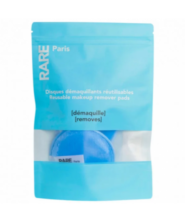 Odličovací textilní polštářky Carbone Glacé - opakovaně použitelné & ekologické RARE Paris Reusable Makeup Remover Pads