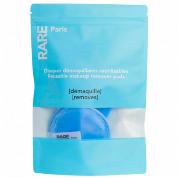Odličovací textilní polštářky Carbone Glacé - opakovaně použitelné & ekologické RARE Paris Reusable Makeup Remover Pads