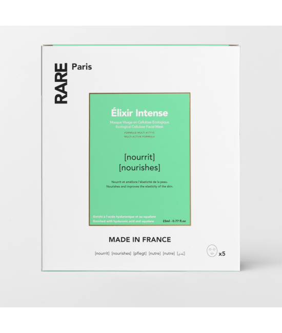 Elixir intense vyživující pleťová maska RARE Paris Elixir Intence