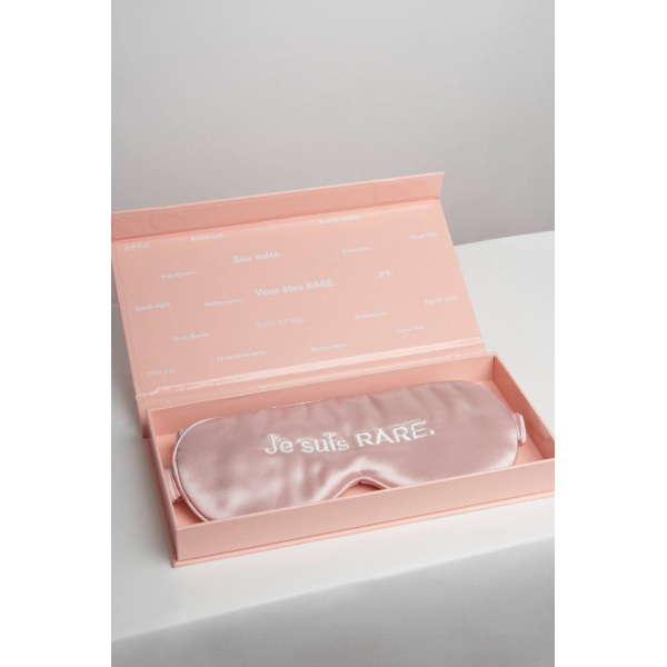 Hedvábná maska na spaní RARE Paris Silk Sleeping Mask Exception Rosee Hedvábná maska na spaní RARE Paris Silk Sleeping Mask Exception Rosee
