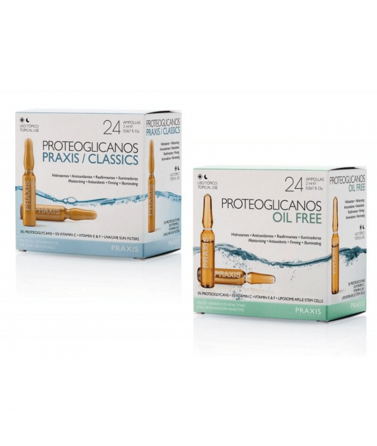 Duo ampule classics + bez oleje Praxis 2 x 24 ks