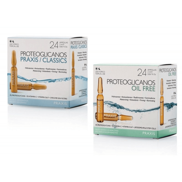 Duo ampule classics + bez oleje Praxis 2 x 24 ks