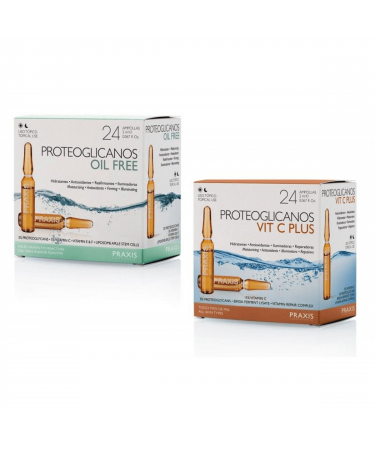 Duo ampule bez oleje + vit C Praxis 2 x 24 ks
