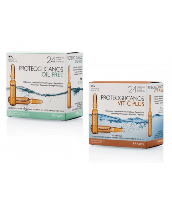 Duo ampule bez oleje + vit C Praxis 2 x 24 ks