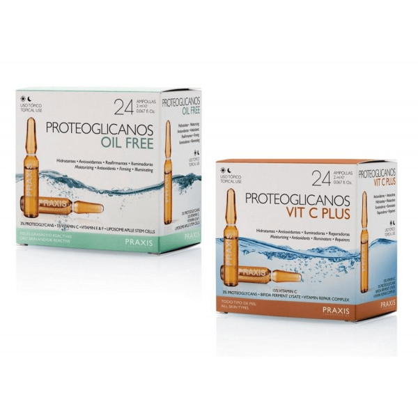Duo ampule bez oleje + vit C Praxis 2 x 24 ks