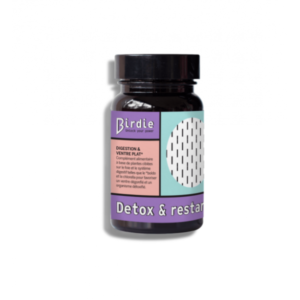 Detox & Restart | Capsules Digestion & Flat stomach Očista Těla Birdie