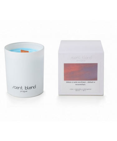Svíčka dokud se nezamiluje Růže z damašku a bergamot Scent Blend