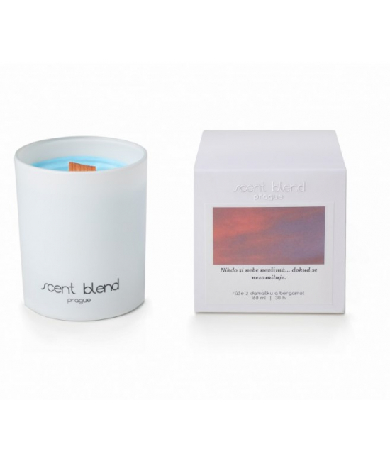 Svíčka dokud se nezamiluje Růže z damašku a bergamot Scent Blend