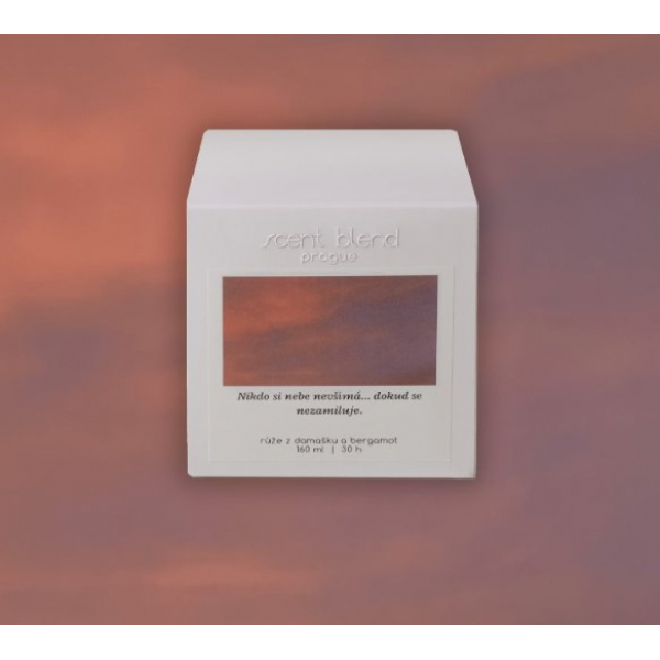 Svíčka dokud se nezamiluje Růže z damašku a bergamot Scent Blend