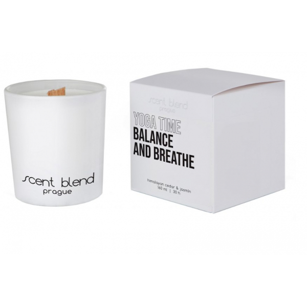Svíčka Balance and breathe himalayan cedar & jasmin Scent Blend