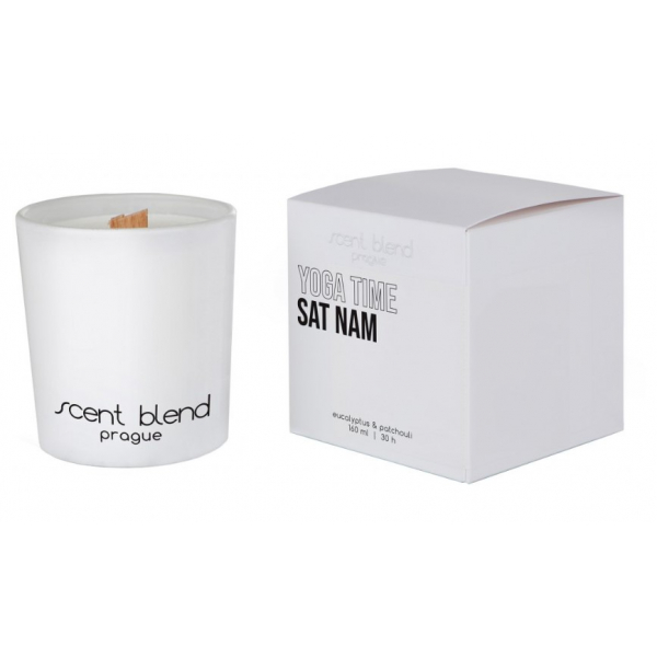 Svíčka Sat Nam Eucalyptus & patchouli Scent Blend