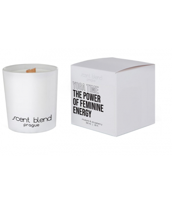 Svíčka The power of feminine energy Rhubarb & strawberry Scent Blend