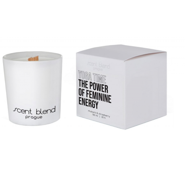 Svíčka The power of feminine energy Rhubarb & strawberry Scent Blend