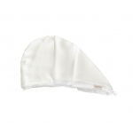 Oboustranný zavinovací ručník pro šetrné sušení vlasů bílá MON MOU Hair Turban White